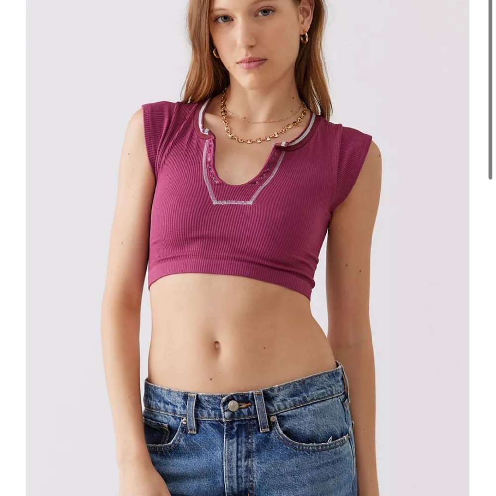 UO Out from Under Go for Gold Seamless top